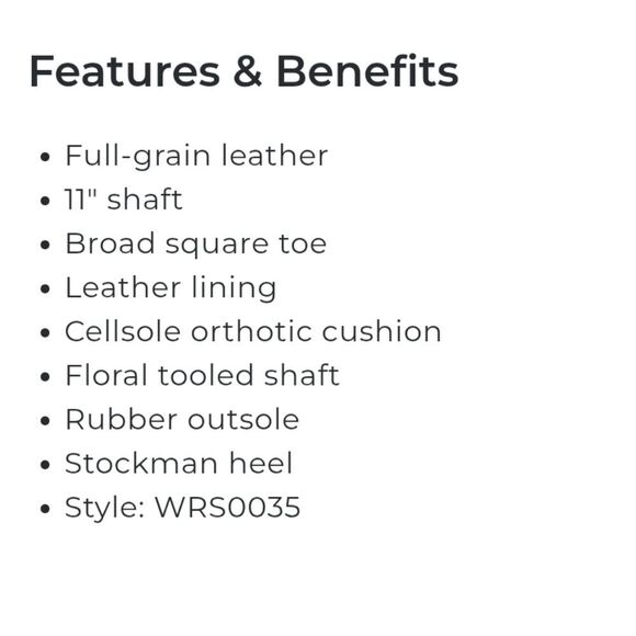 Twisted X Ruff Stock Western Performance Boots- Broad Square Toe - Picture 9 of 13